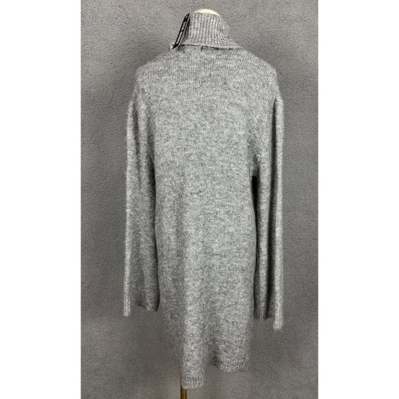 Steve Madden Women's Turtleneck Cozy Winter Sweater Dress Gray Size XL NWT's. - Picture 5 of 8